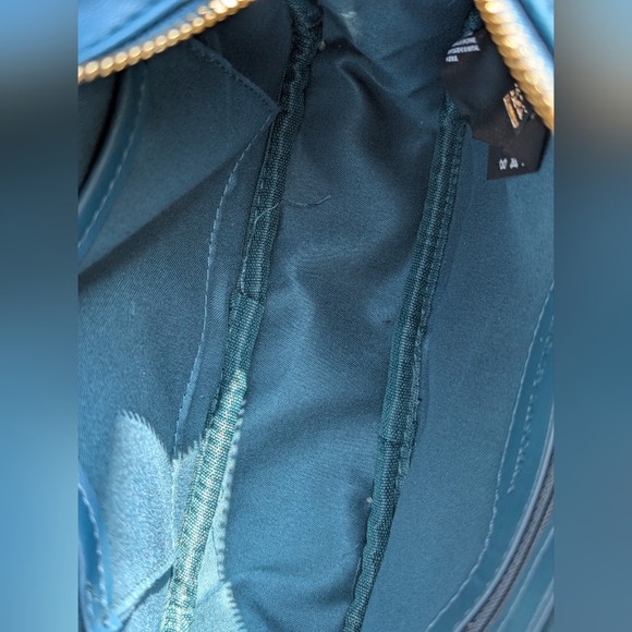 BADGLEY MISCHKA - Quilted Camera Bag - Vegan Leather Dark Green (New) - Picture 8 of 10